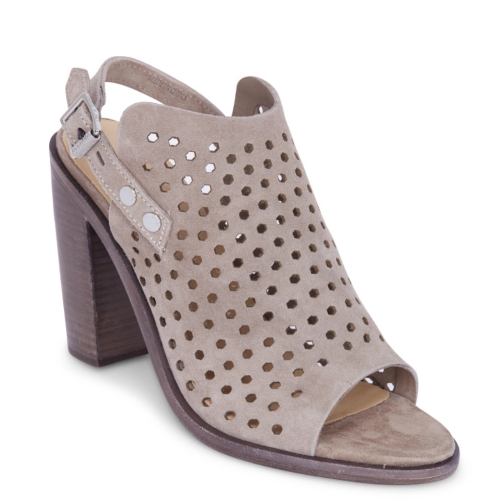 RAG & BONE Wyatt Gray Perforated Block Heel